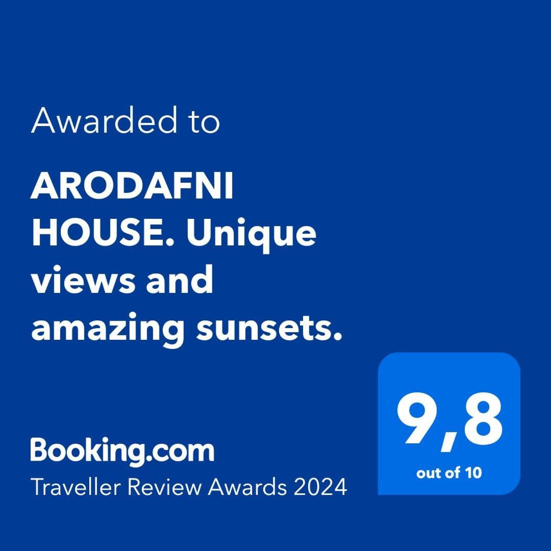 קוקליה Arodafni House. Unique Views And Amazing Sunsets. מראה חיצוני תמונה